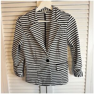 Vintage‎ Charlotte Russe Womens Striped Light Weight Blazer SZ M